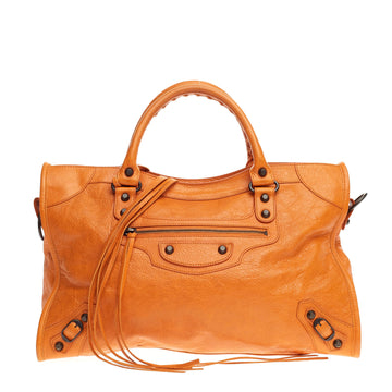 Balenciaga City Classic Studs Leather Medium