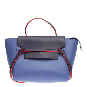 Celine Bicolor Belt Bag Leather Medium