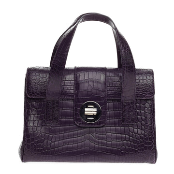 Tiffany & Co. Manhattan Satchel Crocodile Medium