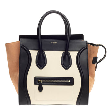 Celine Tricolor Luggage Leather Mini 