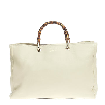Gucci Bamboo Shopper Tote Leather Large
