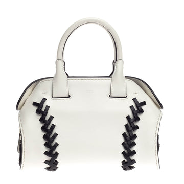 Tod's Cape Satchel Whipstitch Leather Mini