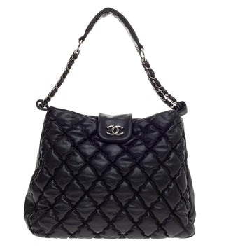 Chanel Bubble Hobo Quilted Lambskin Large