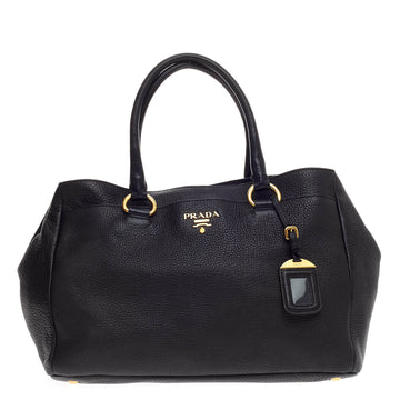 Prada East West Convertible Tote Vitello Daino Medium