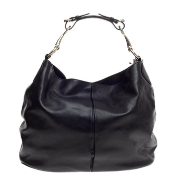 Gucci Soft Icon Horsebit Hobo Leather Large