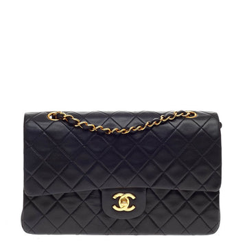 Chanel Vintage Classic Double Flap Quilted lambskin Medium