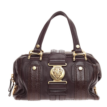 Gucci Aviatrix Satchel Leather with Guccissima Medium