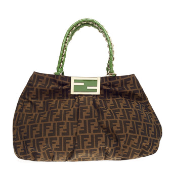 Fendi Mia Tote Zucca Canvas Large