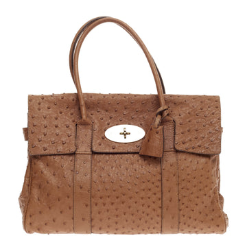 Mulberry Bayswater Satchel Ostrich Medium