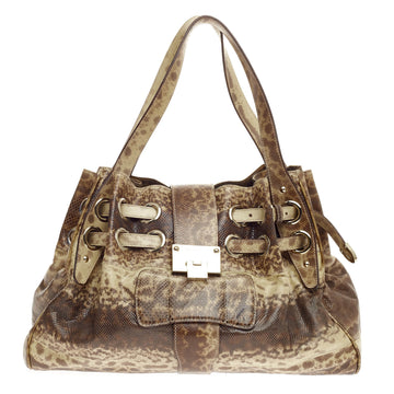 Jimmy Choo Ramona Hobo Snakeskin