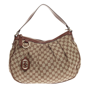 Gucci Sukey Hobo GG Canvas