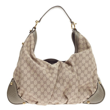 Gucci Jockey Hobo GG Canvas Large
