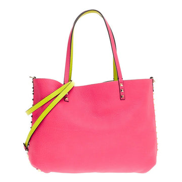 Rockstud Reversible Convertible Tote Leather Small