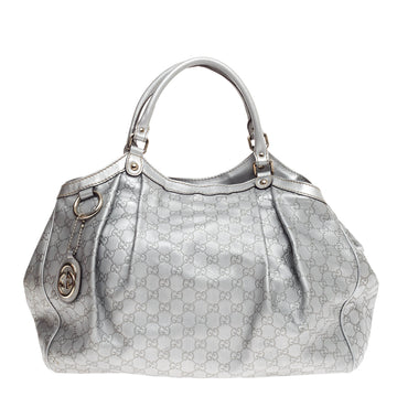 Gucci Sukey Tote Guccissima Leather Large