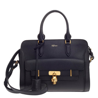 Alexander McQueen Padlock Zip Around Pocket Tote Leather Small