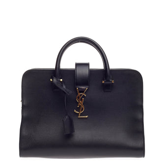 Saint Laurent Monogram Cabas Leather Small