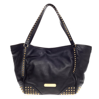 Burberry Canterbury Tote Studded Leather Small