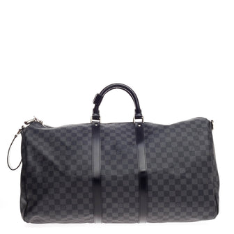 Louis Vuitton Keepall Bandouliere Damier Graphite 55