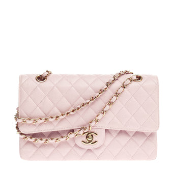 Chanel Classic Double Flap Quilted Caviar Medium