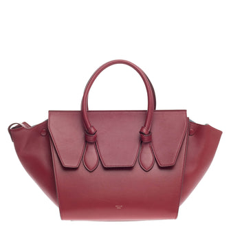 Celine Tie Knot Tote Smooth Leather Medium