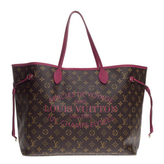 Louis Vuitton Neverfull Limited Edition Ikat Monogram Canvas GM