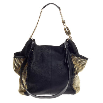 Jimmy Choo Anna Tote Studded Leather