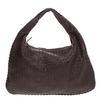 Bottega Veneta Veneta Hobo Embossed Intrecciato Nappa Large