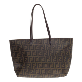 Fendi Roll Tote Zucca Coated Canvas Large