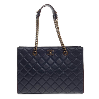 Chanel Perfect Edge Tote Quilted Leather Large