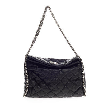 Chanel Chain Around Hobo Quilted Washed Lambskin
