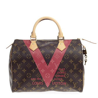 Louis Vuitton Speedy Limited Edition V Monogram Canvas 30