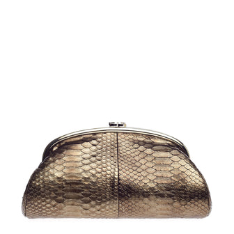 Chanel Timeless Clutch Python