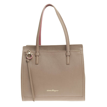 Salvatore Ferragamo Amy Tote Pebbled Leather Medium