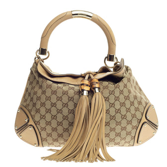 Gucci Indy Hobo GG Canvas Medium