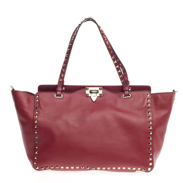Valentino Rockstud Tote Soft Leather Medium