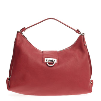 Salvatore Ferragamo New Fanisa Hobo Leather Medium