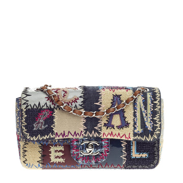 Chanel Classic Single Flap Multicolor Patchwork Medium