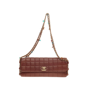 Chanel Chocolate Bar Flap Lambskin East West